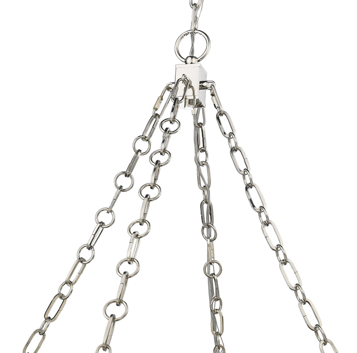 Chandelier Z-Lite 1944P33-PN-LED Polished Nickel Anders 3 Light Chandelier Z-Lite