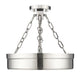 Semi Flush Mount Z-Lite 1944SF15-PN-LED Polished Nickel Anders 1 Light Semi Flush Mount Z-Lite