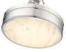 Semi Flush Mount Z-Lite 1944SF15-PN-LED Polished Nickel Anders 1 Light Semi Flush Mount Z-Lite