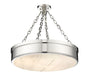 Semi Flush Mount Z-Lite 1944SF22-PN-LED Polished Nickel Anders 3 Light Semi Flush Mount Z-Lite