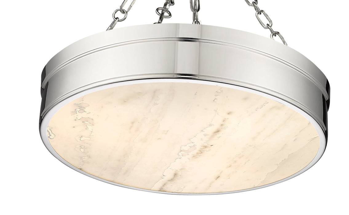 Semi Flush Mount Z-Lite 1944SF22-PN-LED Polished Nickel Anders 3 Light Semi Flush Mount Z-Lite