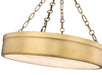 Semi Flush Mount Z-Lite 1944SF22-RB-LED Rubbed Brass Anders 3 Light Semi Flush Mount Z-Lite