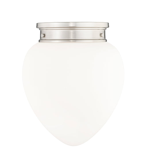 Flush Mount Z-Lite 1945F12-BN Brushed Nickel Gideon 1 Light Flush Mount Z-Lite