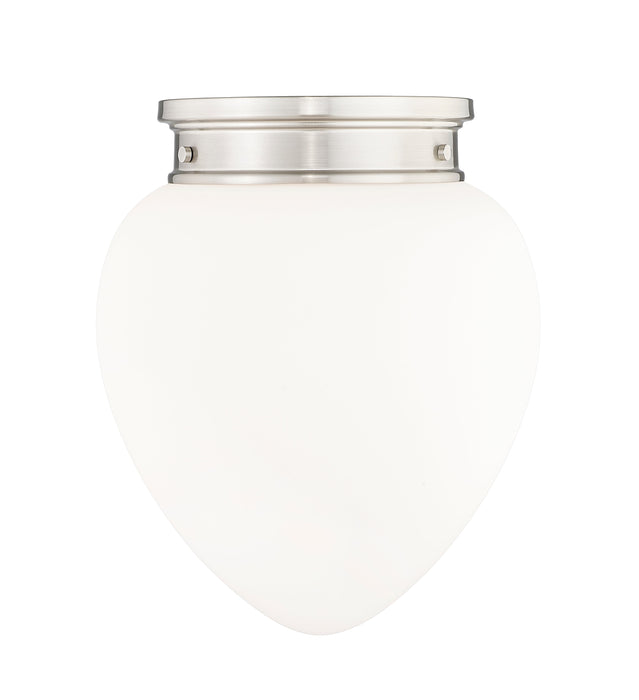 Flush Mount Z-Lite 1945F12-BN Brushed Nickel Gideon 1 Light Flush Mount Z-Lite