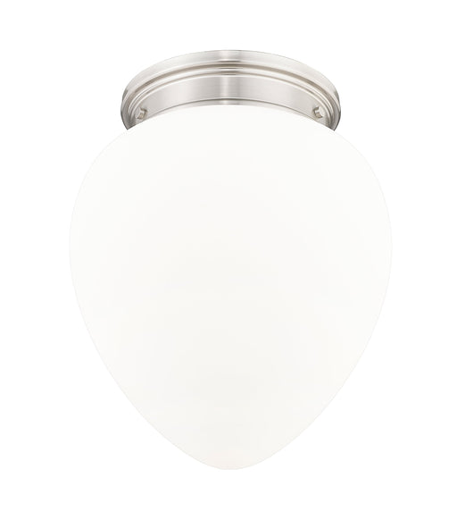 Flush Mount Z-Lite 1945F12-BN Brushed Nickel Gideon 1 Light Flush Mount Z-Lite