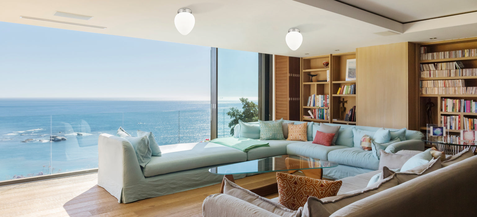 Flush Mount Z-Lite 1945F12-BN Brushed Nickel Gideon 1 Light Flush Mount Z-Lite