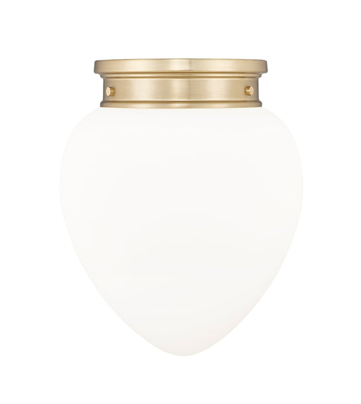 Flush Mount Z-Lite 1945F12-MGLD Modern Gold Gideon 1 Light Flush Mount Z-Lite