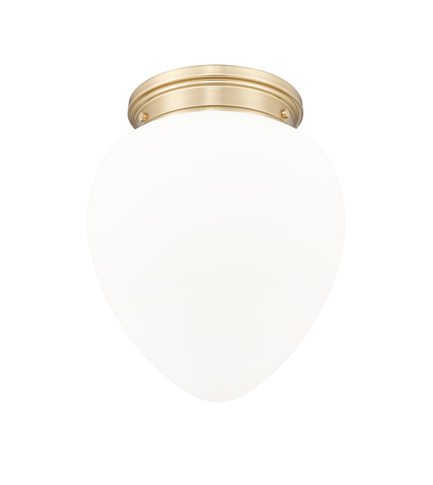 Flush Mount Z-Lite 1945F12-MGLD Modern Gold Gideon 1 Light Flush Mount Z-Lite