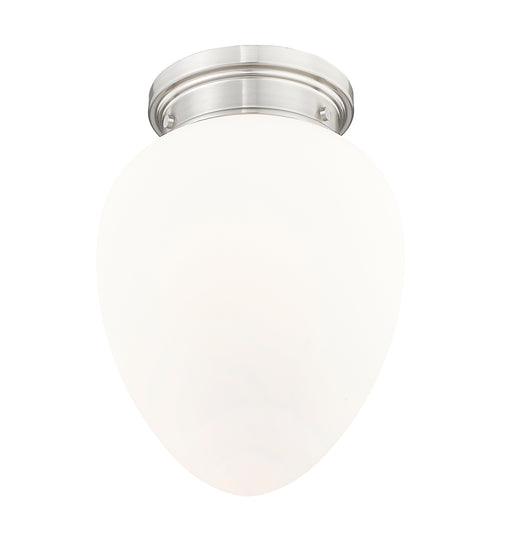 Flush Mount Z-Lite 1945F9-BN Brushed Nickel Gideon 1 Light Flush Mount Z-Lite
