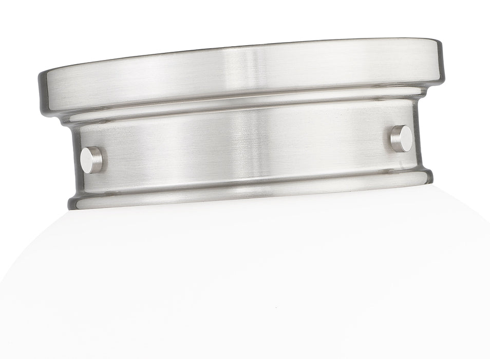 Flush Mount Z-Lite 1945F9-BN Brushed Nickel Gideon 1 Light Flush Mount Z-Lite