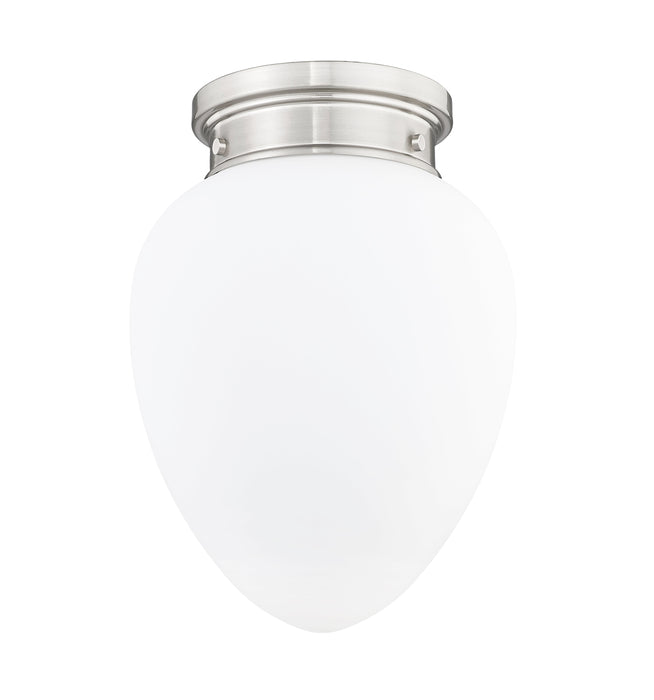 Flush Mount Z-Lite 1945F9-BN Brushed Nickel Gideon 1 Light Flush Mount Z-Lite
