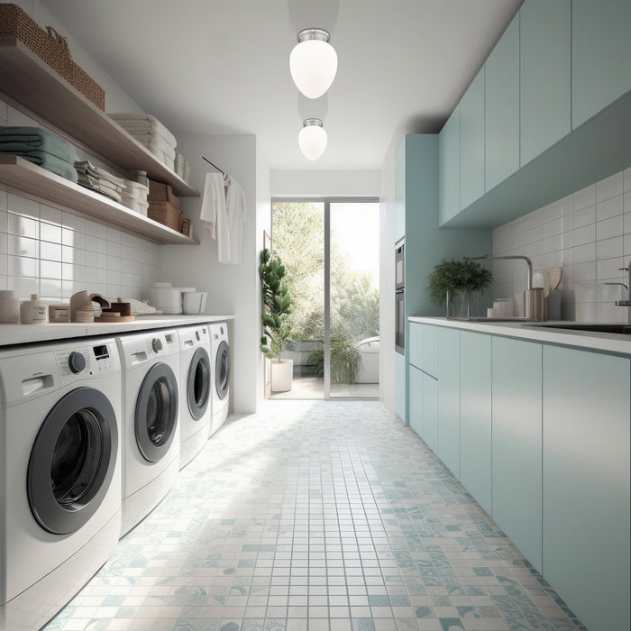 Flush Mount Z-Lite 1945F9-BN Brushed Nickel Gideon 1 Light Flush Mount Z-Lite