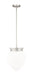 Pendant Z-Lite 1945P12-BN Brushed Nickel Gideon 1 Light Pendant Z-Lite
