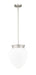Pendant Z-Lite 1945P12-BN Brushed Nickel Gideon 1 Light Pendant Z-Lite