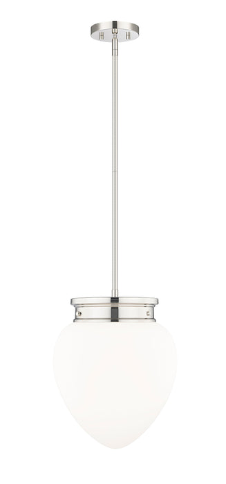 Pendant Z-Lite 1945P12-PN Polished Nickel Gideon 1 Light Pendant Z-Lite