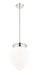Pendant Z-Lite 1945P12-PN Polished Nickel Gideon 1 Light Pendant Z-Lite