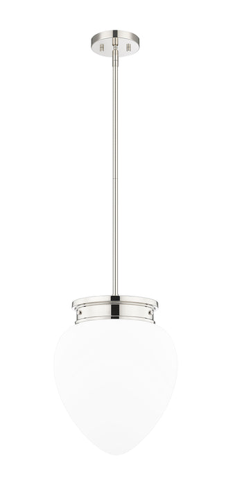 Pendant Z-Lite 1945P12-PN Polished Nickel Gideon 1 Light Pendant Z-Lite