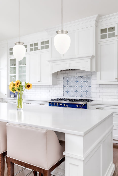 Pendant Z-Lite 1945P9-BN Brushed Nickel Gideon 1 Light Pendant Z-Lite