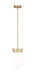 Pendant Z-Lite 1945P9-MGLD Modern Gold Gideon 1 Light Pendant Z-Lite
