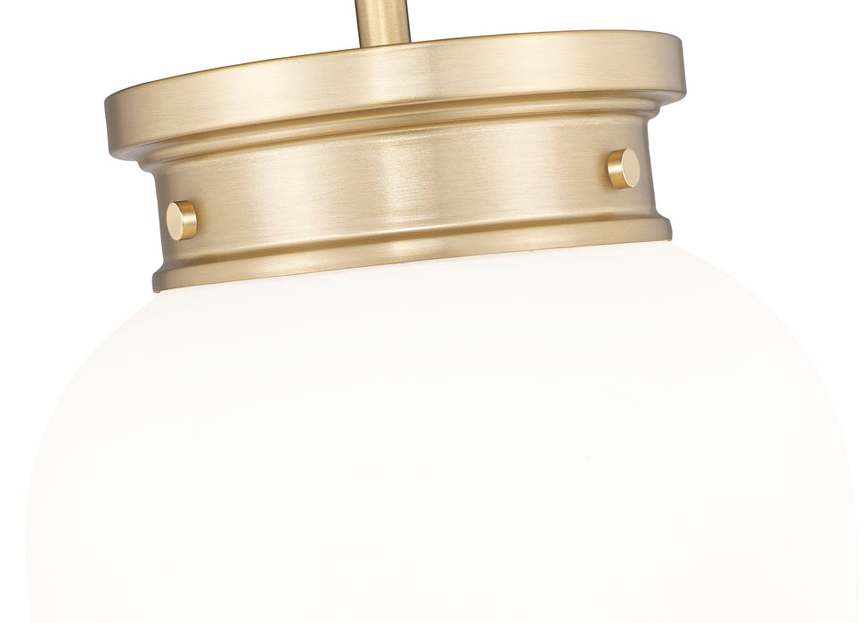 Pendant Z-Lite 1945P9-MGLD Modern Gold Gideon 1 Light Pendant Z-Lite
