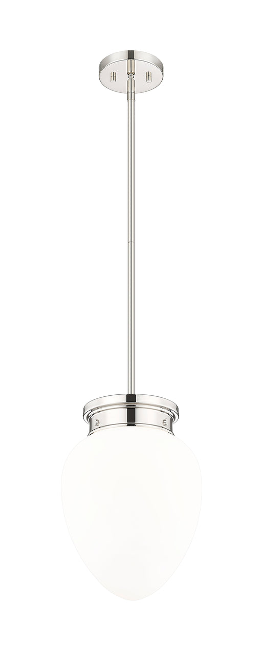 Pendant Z-Lite 1945P9-PN Polished Nickel Gideon 1 Light Pendant Z-Lite