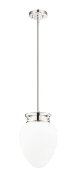 Pendant Z-Lite 1945P9-PN Polished Nickel Gideon 1 Light Pendant Z-Lite
