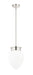 Pendant Z-Lite 1945P9-PN Polished Nickel Gideon 1 Light Pendant Z-Lite