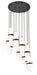 Chandelier Z-Lite 1946P-11R-MB Matte Black Cayden 11 Light Chandelier Z-Lite
