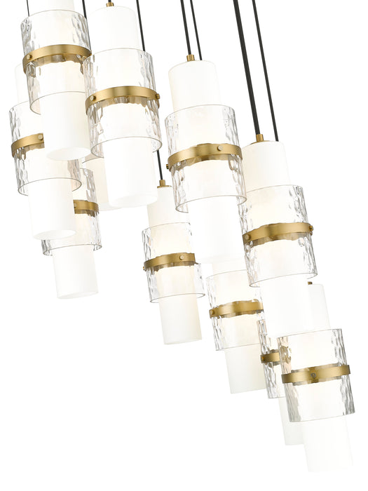 Chandelier Z-Lite 1946P-11R-MGLD Modern Gold Cayden 11 Light Chandelier Z-Lite