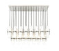 Linear Chandelier Z-Lite 1946P-23L-BN Brushed Nickel Cayden 23 Light Linear Chandelier Z-Lite