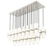 Linear Chandelier Z-Lite 1946P-23L-BN Brushed Nickel Cayden 23 Light Linear Chandelier Z-Lite