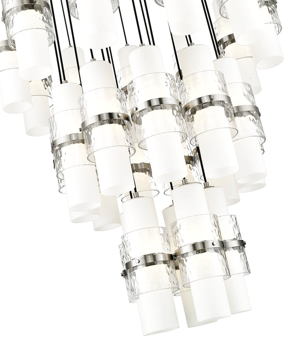 Chandelier Z-Lite 1946P-27R-BN Brushed Nickel Cayden 27 Light Chandelier Z-Lite