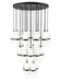 Chandelier Z-Lite 1946P-27R-MB Matte Black Cayden 27 Light Chandelier Z-Lite