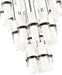 Chandelier Z-Lite 1946P-27R-MB Matte Black Cayden 27 Light Chandelier Z-Lite