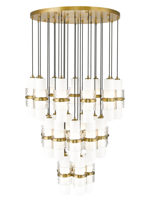 Chandelier Z-Lite 1946P-27R-MGLD Modern Gold Cayden 27 Light Chandelier Z-Lite