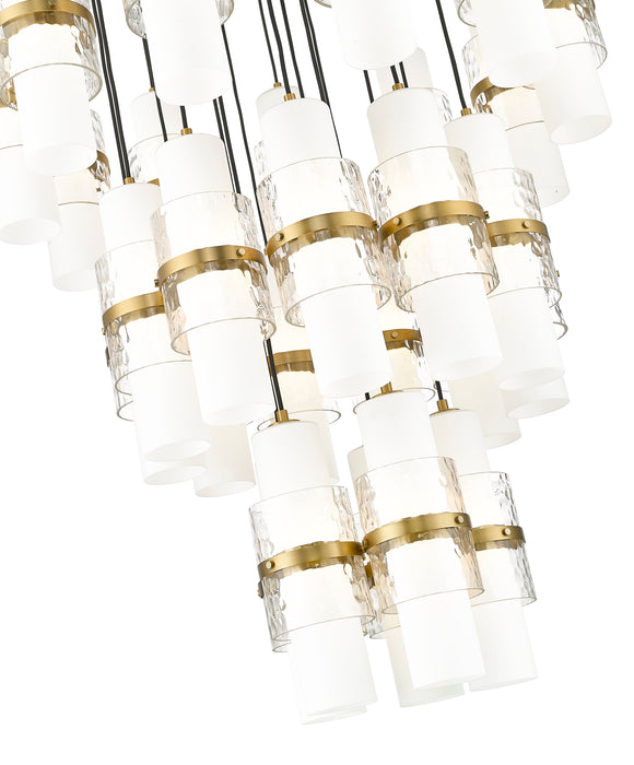 Chandelier Z-Lite 1946P-27R-MGLD Modern Gold Cayden 27 Light Chandelier Z-Lite