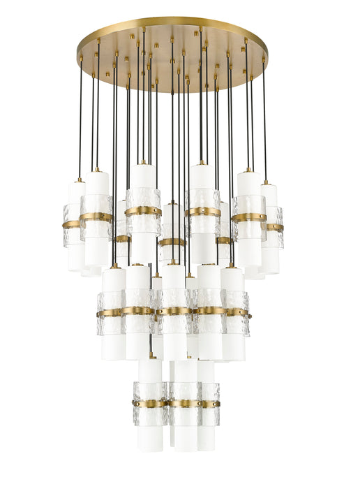Chandelier Z-Lite 1946P-27R-MGLD Modern Gold Cayden 27 Light Chandelier Z-Lite