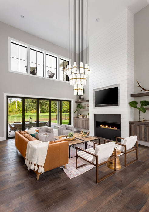 Chandelier Z-Lite 1946P-27R-MGLD Modern Gold Cayden 27 Light Chandelier Z-Lite