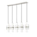 Linear Chandelier Z-Lite 1946P-5L-BN Brushed Nickel Cayden 5 Light Linear Chandelier Z-Lite