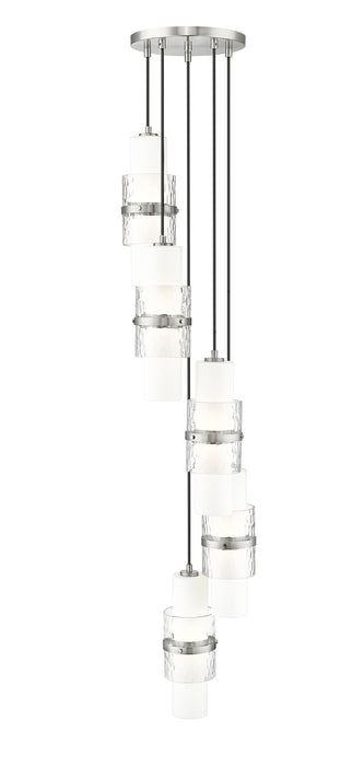 Chandelier Z-Lite 1946P-5R-BN Brushed Nickel Cayden 5 Light Chandelier Z-Lite