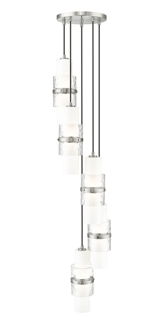 Chandelier Z-Lite 1946P-5R-BN Brushed Nickel Cayden 5 Light Chandelier Z-Lite