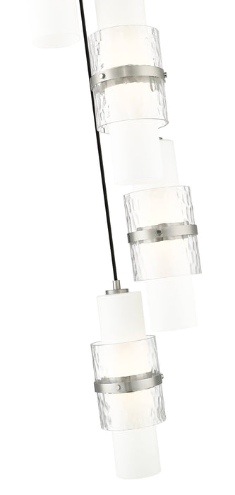 Chandelier Z-Lite 1946P-5R-BN Brushed Nickel Cayden 5 Light Chandelier Z-Lite