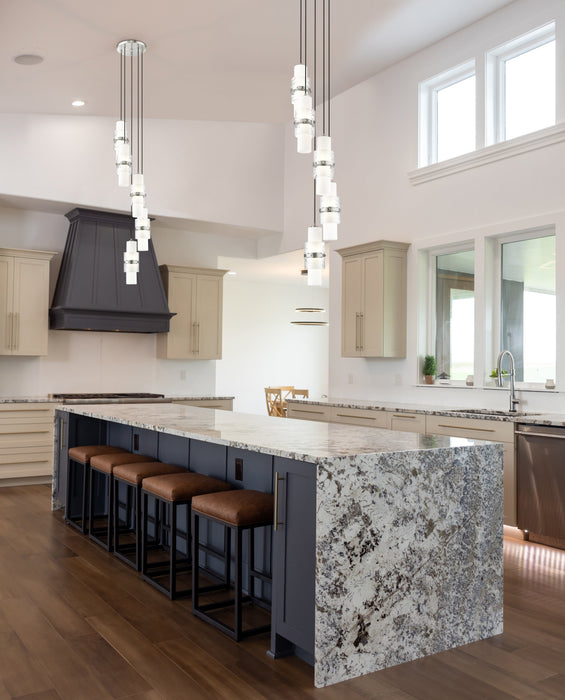 Chandelier Z-Lite 1946P-5R-BN Brushed Nickel Cayden 5 Light Chandelier Z-Lite