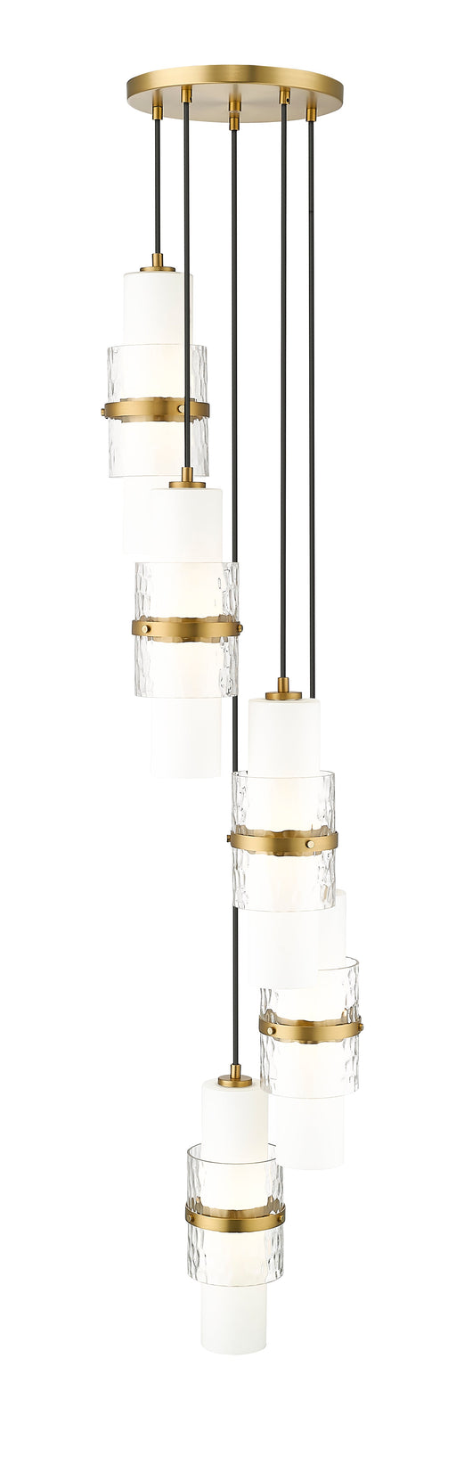 Chandelier Z-Lite 1946P-5R-MGLD Modern Gold Cayden 5 Light Chandelier Z-Lite