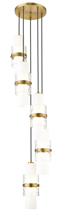 Chandelier Z-Lite 1946P-5R-MGLD Modern Gold Cayden 5 Light Chandelier Z-Lite