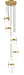 Chandelier Z-Lite 1946P-5R-MGLD Modern Gold Cayden 5 Light Chandelier Z-Lite