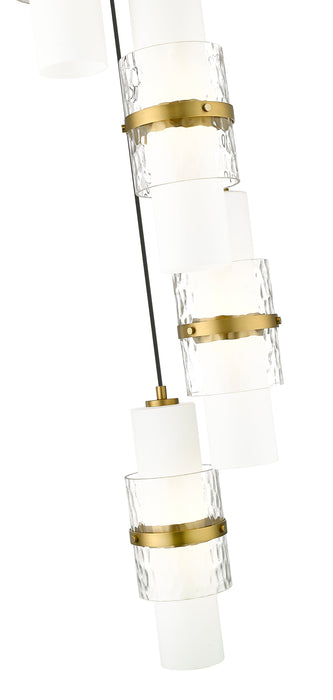 Chandelier Z-Lite 1946P-5R-MGLD Modern Gold Cayden 5 Light Chandelier Z-Lite