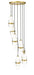 Chandelier Z-Lite 1946P-7R-MGLD Modern Gold Cayden 7 Light Chandelier Z-Lite