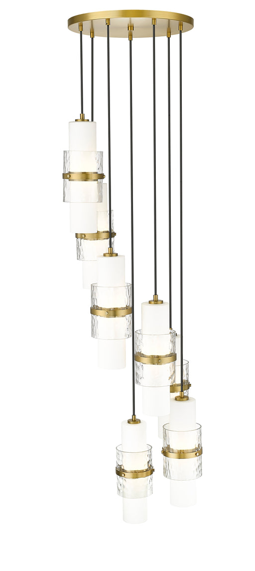 Chandelier Z-Lite 1946P-7R-MGLD Modern Gold Cayden 7 Light Chandelier Z-Lite