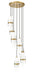 Chandelier Z-Lite 1946P-7R-MGLD Modern Gold Cayden 7 Light Chandelier Z-Lite